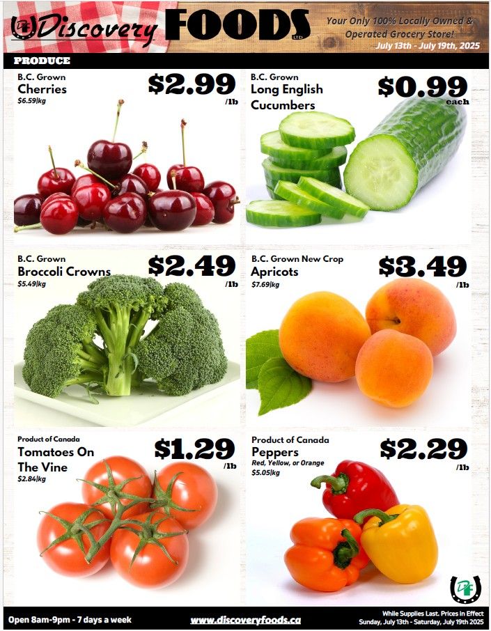Discovery Foods Flyer July 13 to 19