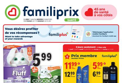 Familiprix Sante Flyer July 17 to 23