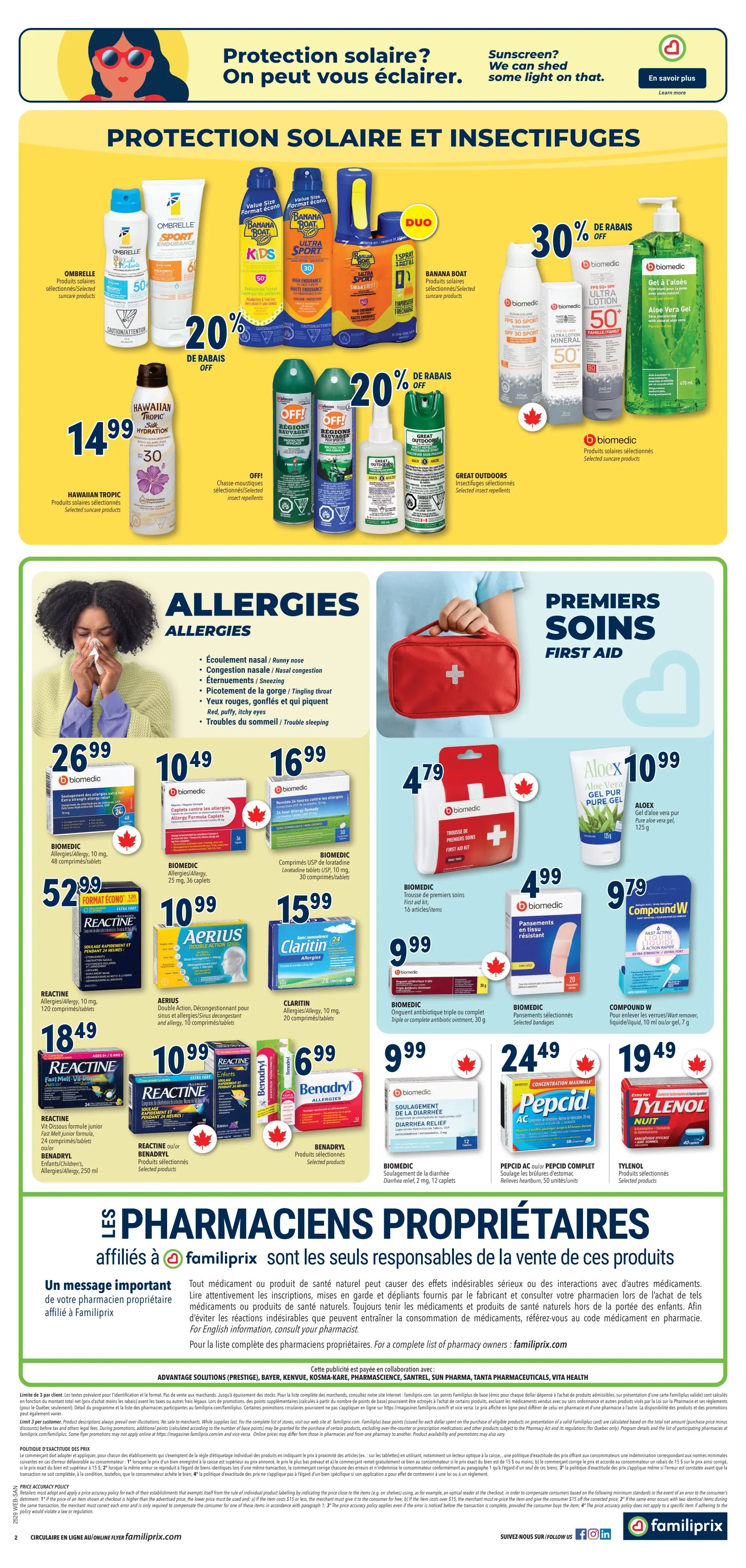 Familiprix Sante Flyer July 17 to 23