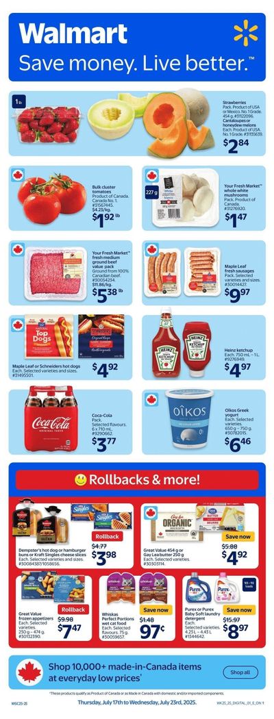 Walmart (ON) Flyer July 17 to 23