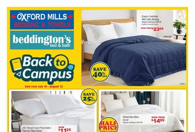 Beddington's Flyer July 16 to August 12