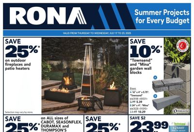 Rona & Rona+ (Atlantic) Flyer July 17 to 23
