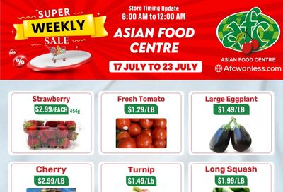 Asian Food Centre (Wanless Dr.) Flyer July 17 to 23