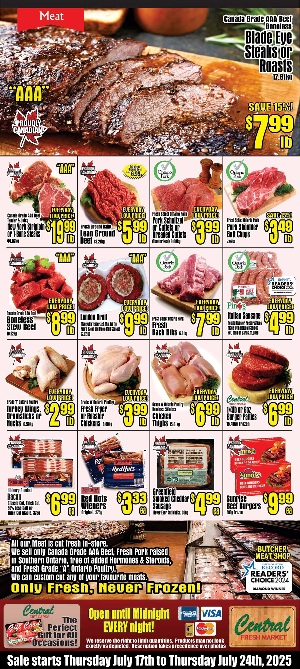 Central Fresh Market Flyer July 17 to 23