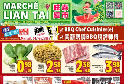 Marche Lian Tai Flyer July 17 to 23