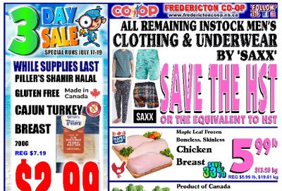 Fredericton Co-op Flyer July 17 to 23 Fredericton Co-op Flyer July 17 to 23