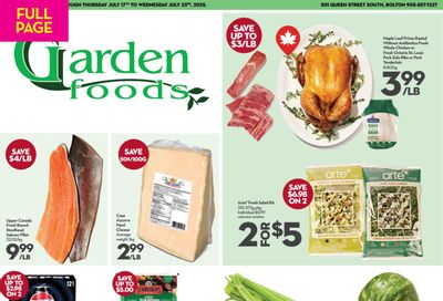 Garden Foods Flyer July 17 to 23