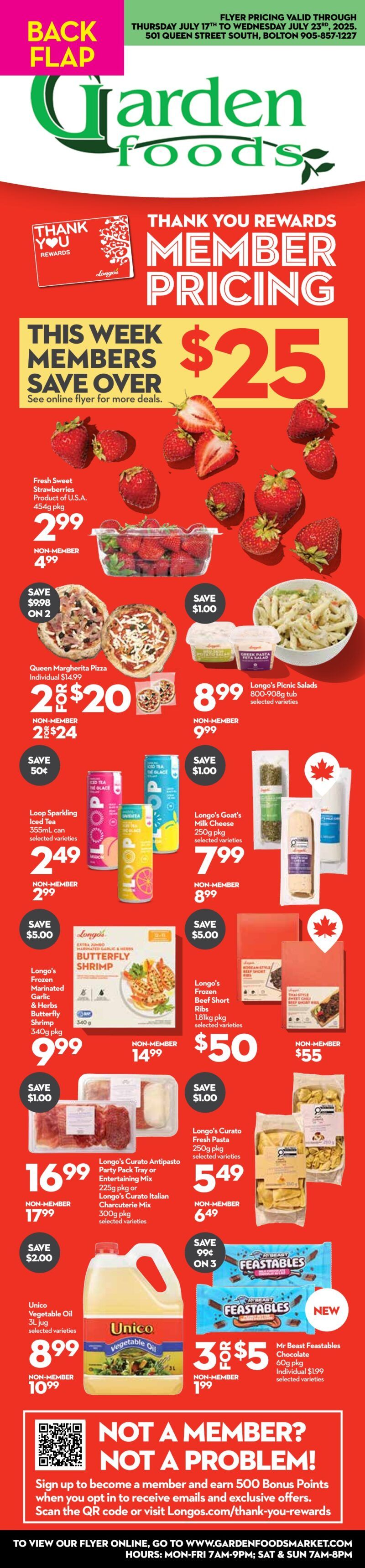 Garden Foods Flyer July 17 to 23