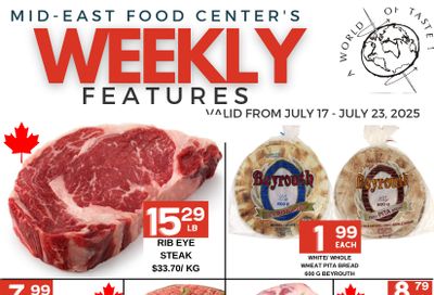 Mid-East Food Centre Flyer July 17 to 23 Mid-East Food Centre Flyer July 17 to 23