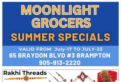 Moonlight Grocers Flyer July 17 to 23