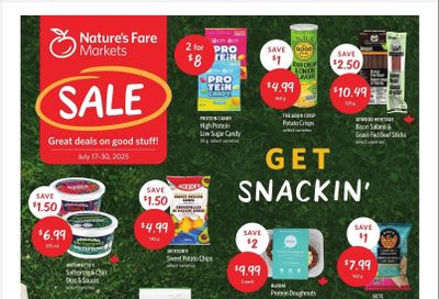 Nature's Fare Markets Flyer July 17 to 30