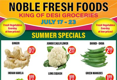 Noble Fresh Foods Flyer July 17 to 23