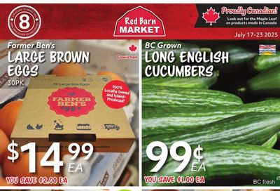 Red Barn Market Flyer July 17 to 23
