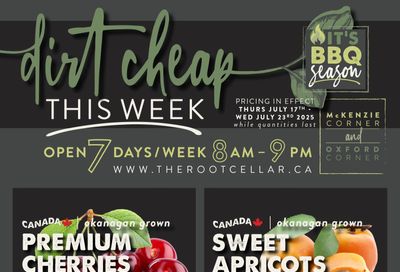 The Root Cellar Flyer July 17 to 23