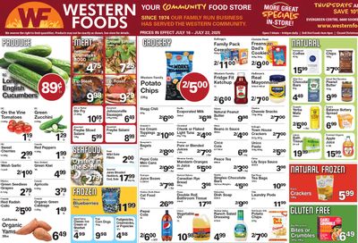 Western Foods Flyer July 16 to 22