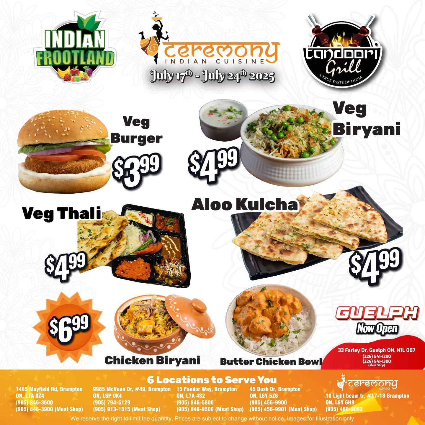 Indian Frootland Flyer July 17 to 24