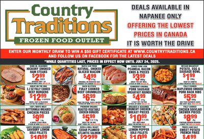 Country Traditions Flyer July 18 to 24