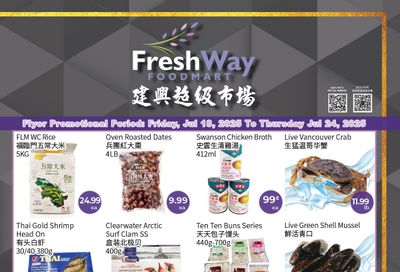 FreshWay Foodmart Flyer July 18 to 24