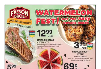 Freson Bros. Flyer July 18 to 24