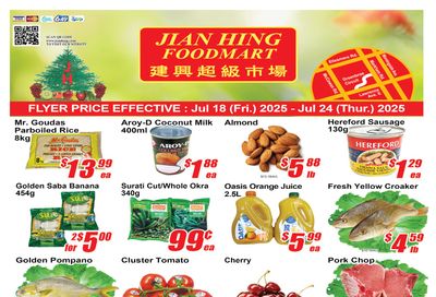 Jian Hing Foodmart (Scarborough) Flyer July 18 to 24