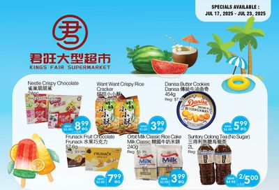 Kings Fair Supermarket Flyer July 17 to 23