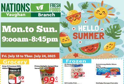 Nations Fresh Foods (Vaughan) Flyer July 18 to 24