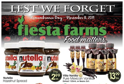 Fiesta Farms Flyer November 8 to 14