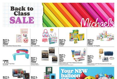 Michael's Flyer July 19 to 24
