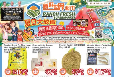 Ranch Fresh Supermarket Flyer July 18 to 24