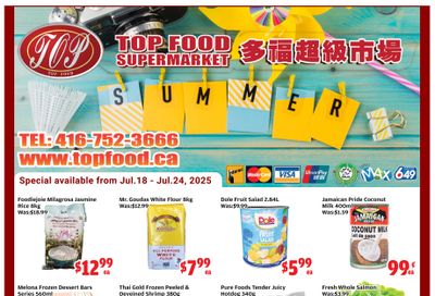 Top Food Supermarket Flyer July 18 to 24