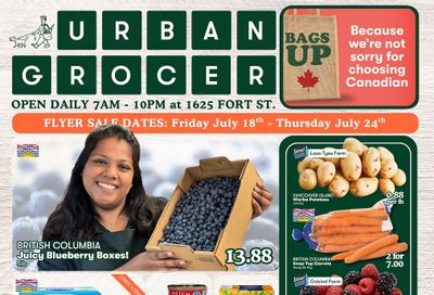 Urban Grocer Flyer July 18 to 24