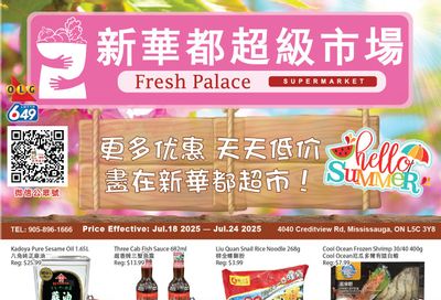 Fresh Palace Supermarket Flyer July 18 to 24