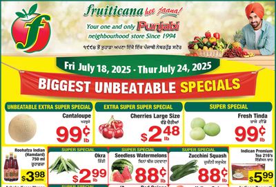 Fruiticana (Calgary) Flyer July 18 to 24