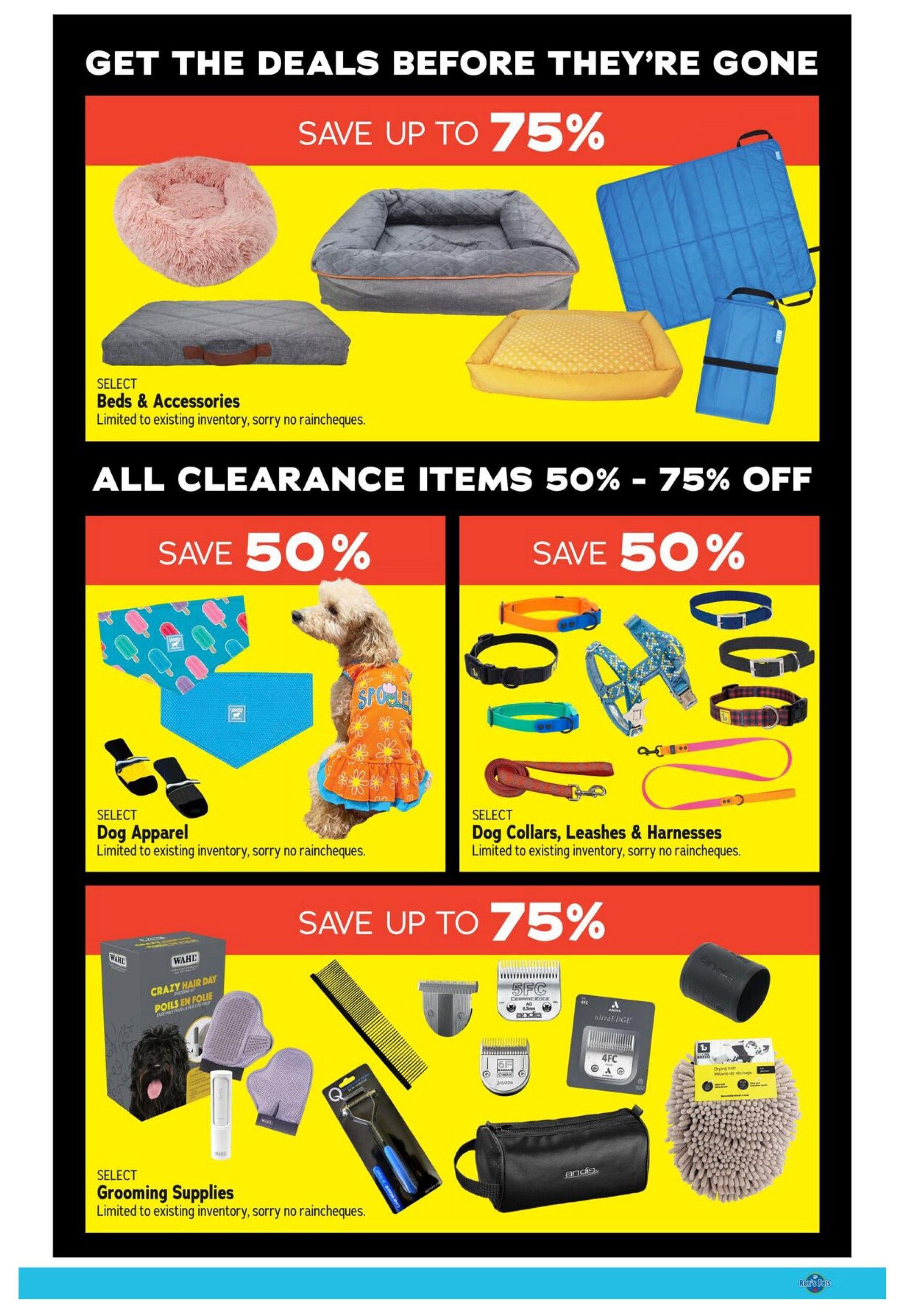 Ren's Pets Flyer July 18 to 31