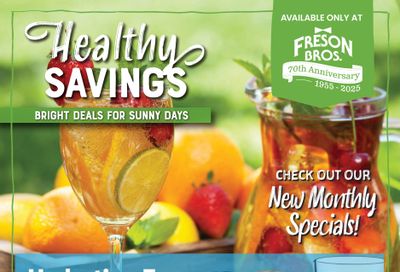 Freson Bros. Healthy Savings Flyer June 27 to July 31