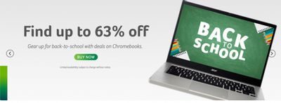 Acer Canada: Save up to 63% on Chromebooks + More