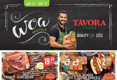 Tavora Foods Flyer July 21 to 27
