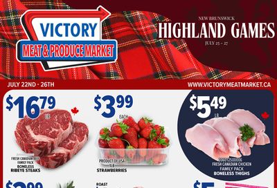 Victory Meat Market Flyer July 22 to 26