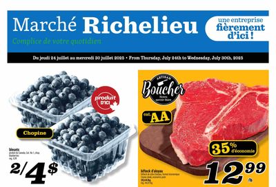 Marche Richelieu Flyer July 24 to 30