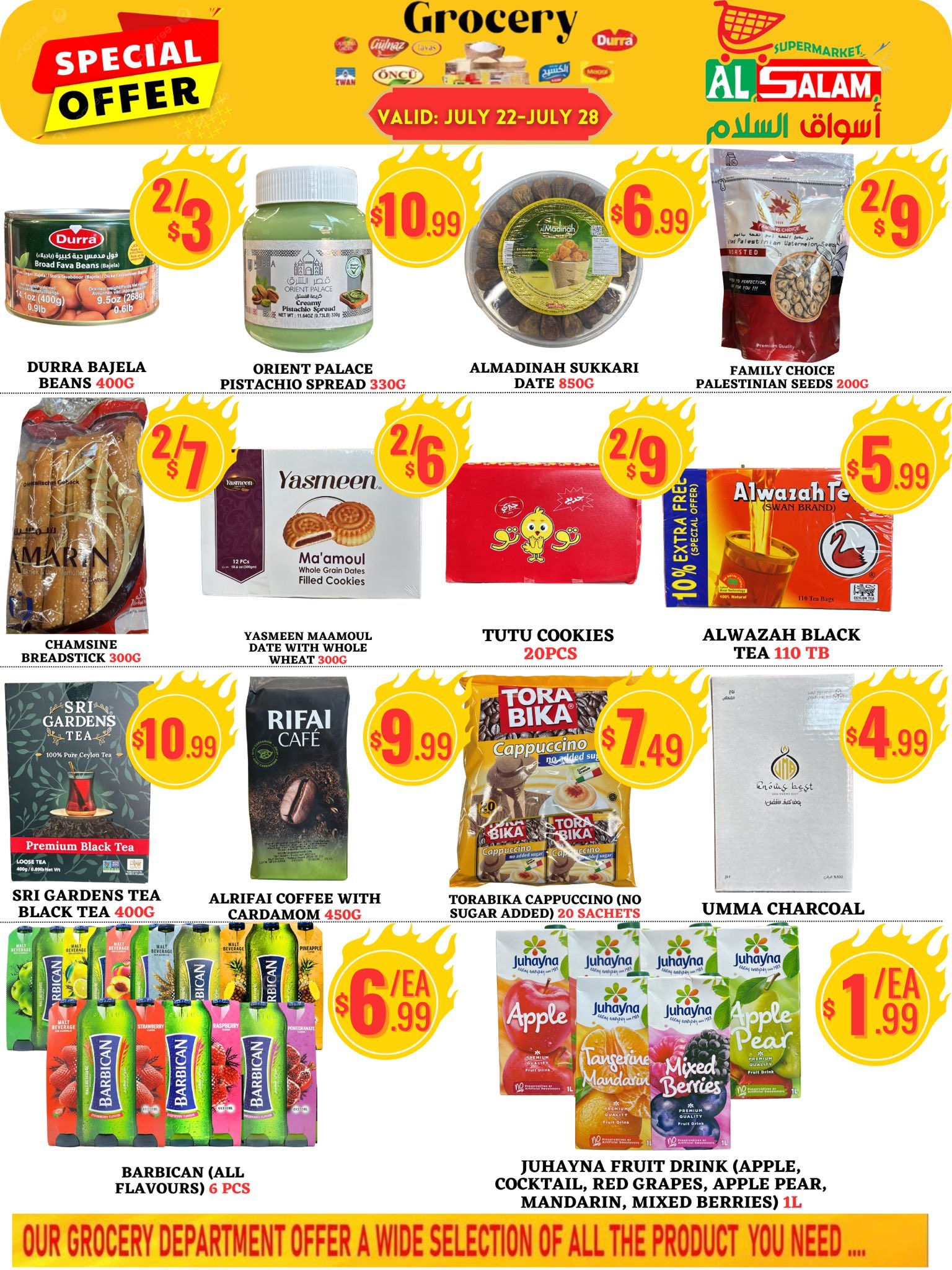 Al-Salam Supermarket Flyer July 22 to 28