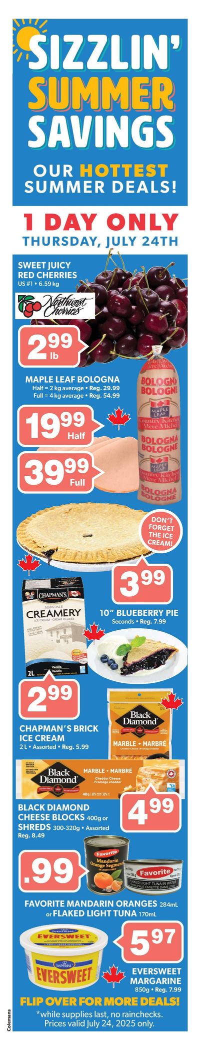 Coleman's Flyer July 24 to 30