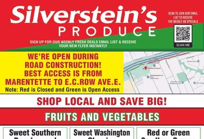 Silverstein's Produce Flyer July 22 to 26
