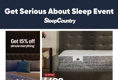 Sleep Country Flyer July 23 to 29