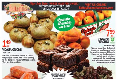 Battaglia's Marketplace Flyer July 23 to 29