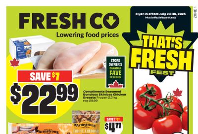 FreshCo (West) Flyer July 24 to 30