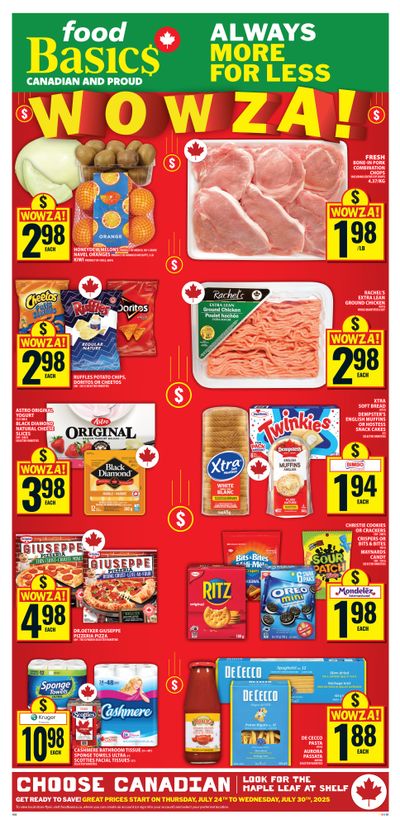 Food Basics Flyer July 24 to 30