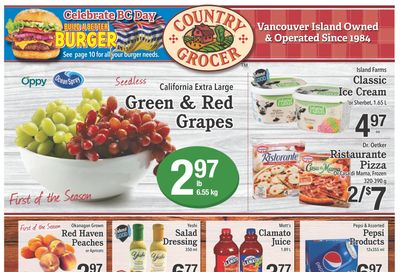 Country Grocer Flyer July 25 to 31