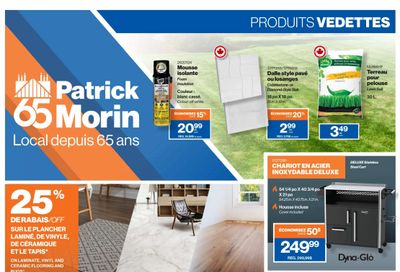 Patrick Morin Flyer July 24 to 30