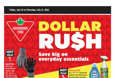 Canadian Tire (ON) Flyer July 25 to 31 Canadian Tire (ON) Flyer July 25 to 31