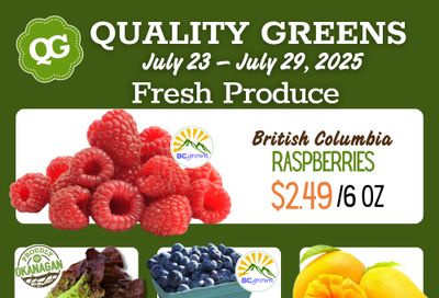 Quality Greens Flyer July 23 to 29